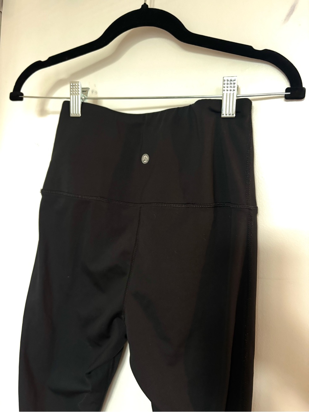 High-Waist Black Women's Leggings - Picture 4 of 4